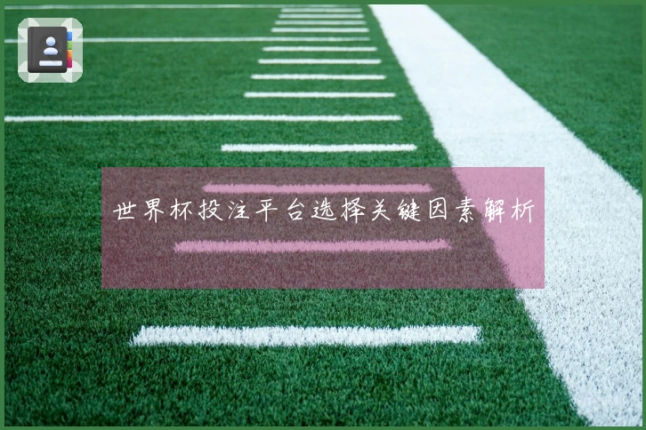 世界杯投注平台选择关键因素解析